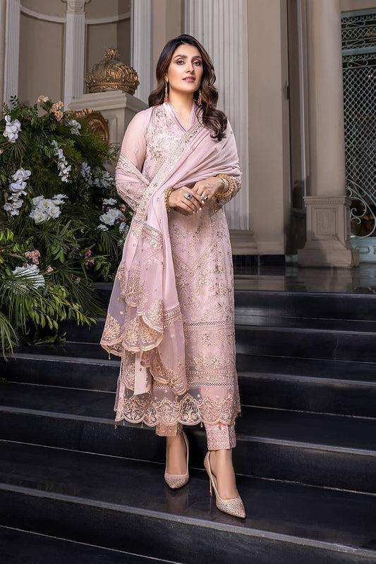 AZ D372 Luxury Chiffon Embroidered Unstitched
