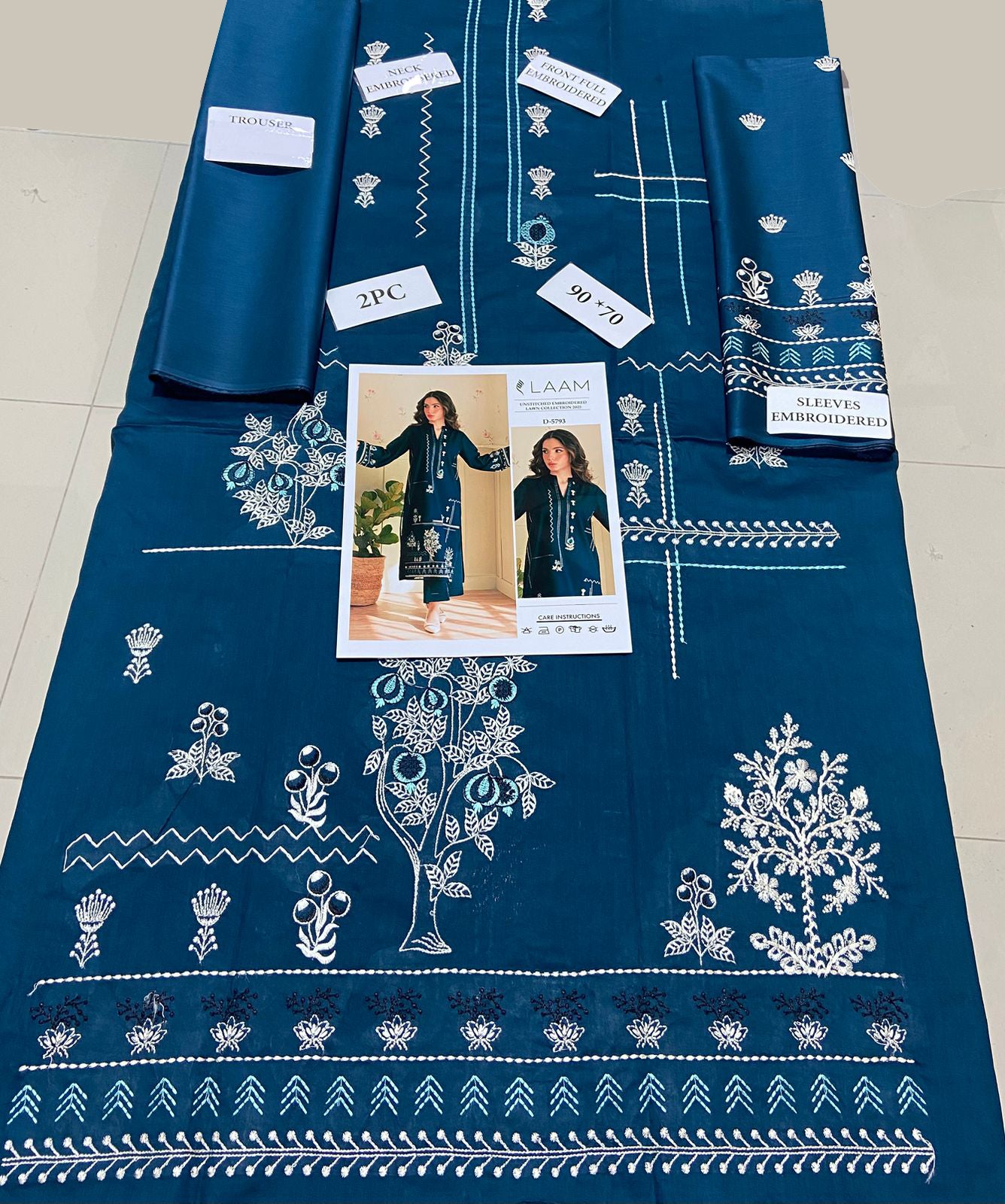 LM Lawn Embroidered 2Pc D-5793