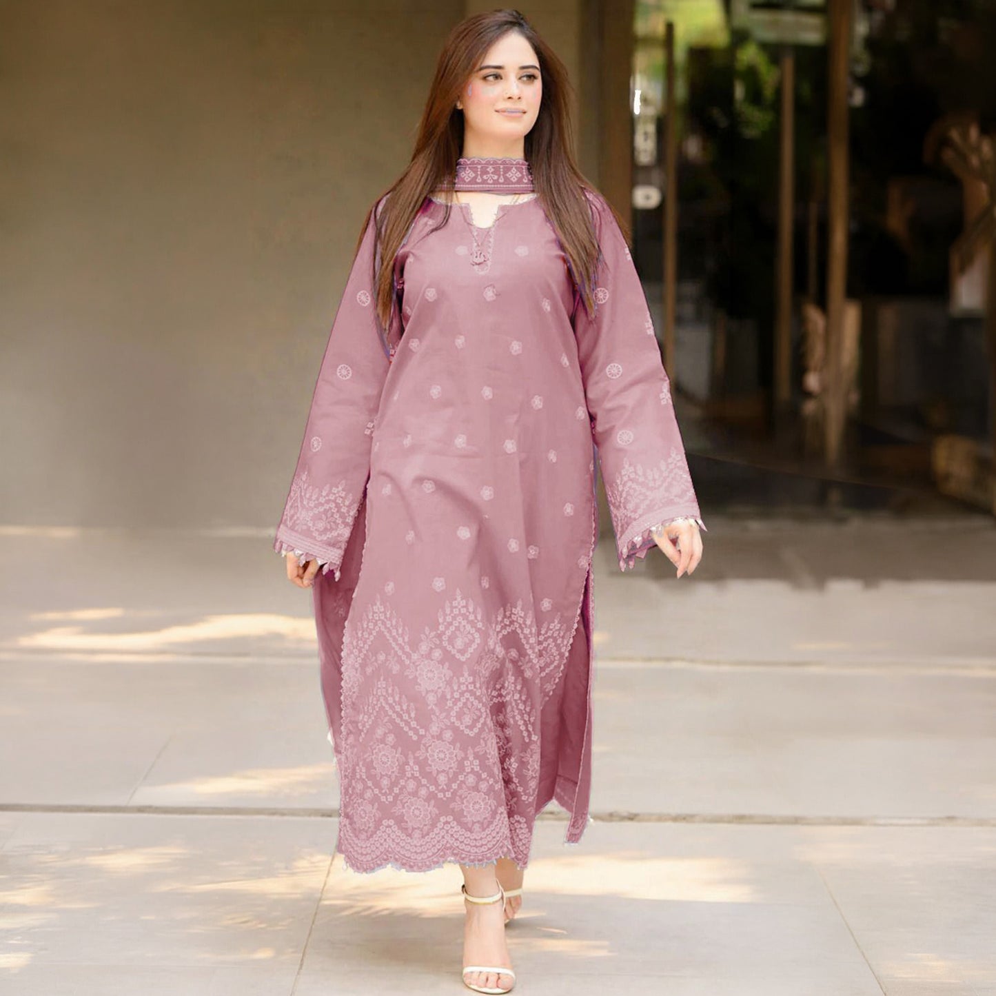 LS Lawn Embroidered 2Pc D-5799