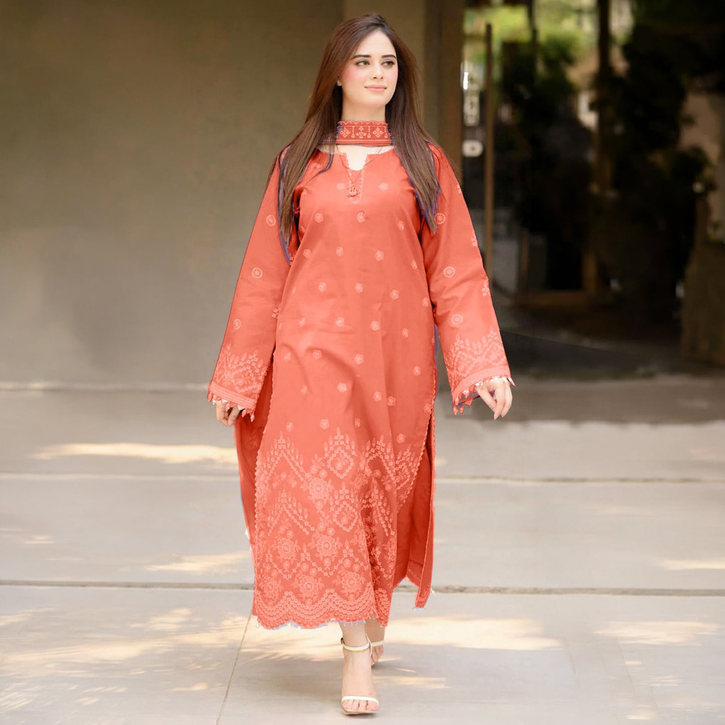 LS Lawn Embroidered 2Pc D-5799