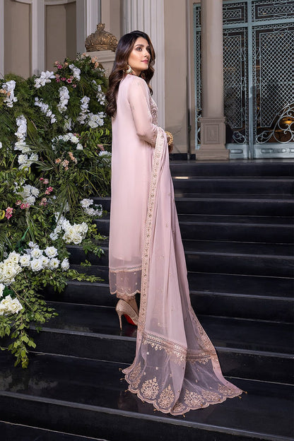 AZ D372 Luxury Chiffon Embroidered Unstitched