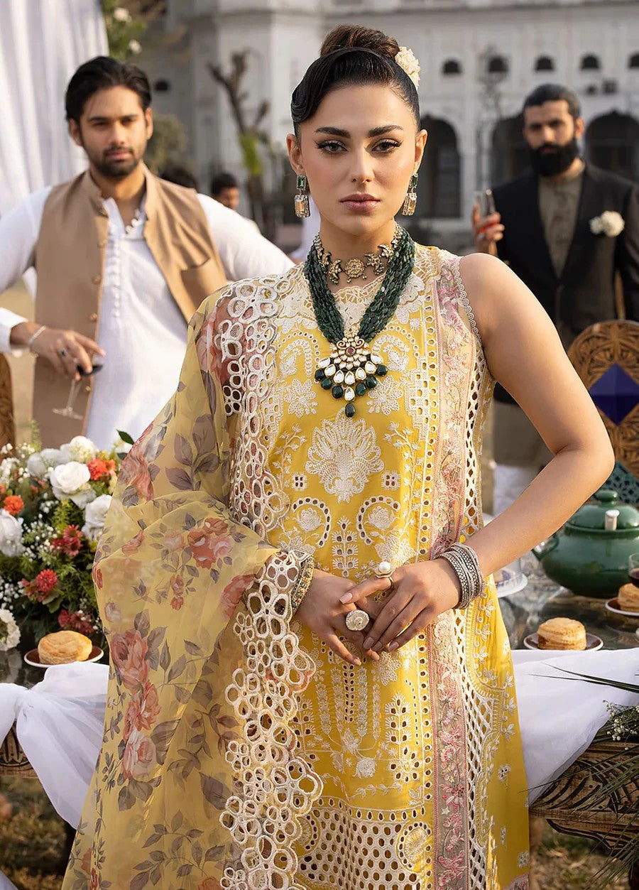 MH D24AB Lawn Festive Chikankari Unstitched