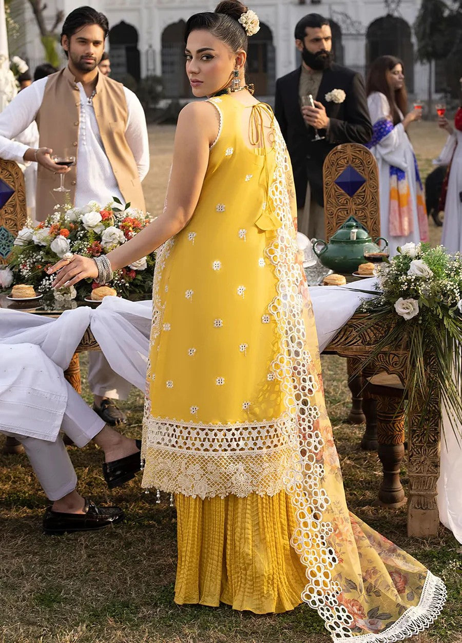 MH D24AB Lawn Festive Chikankari Unstitched