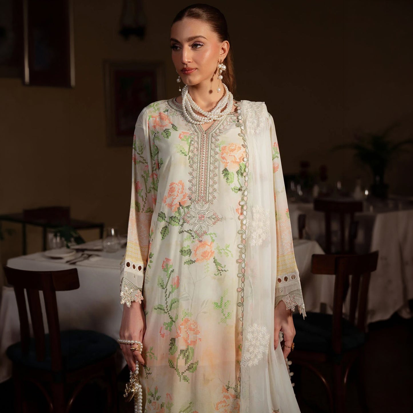 NR D57 Lawn Festive Embroidered Unstitched