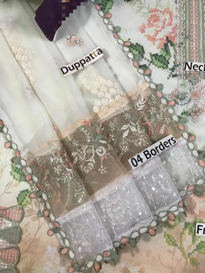 NR D57 Lawn Festive Embroidered Unstitched