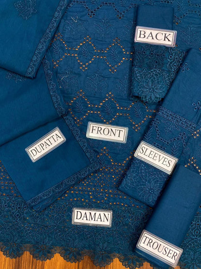 KF D572 Luxury Lawn Chikankari Unstitched