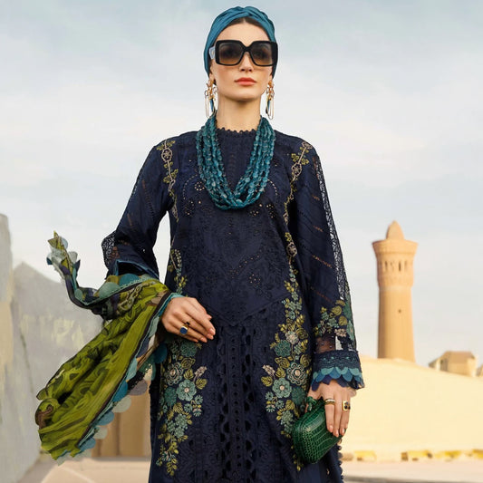 MB D2313-B Luxury Lawn Chikankari Unstitched