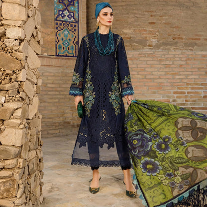 MB D2313-B Luxury Lawn Chikankari Unstitched