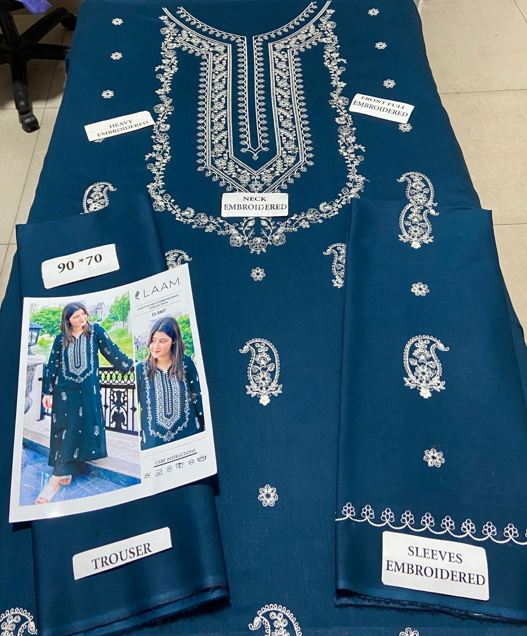 LM Lawn Embroidered 2Pc D-5807
