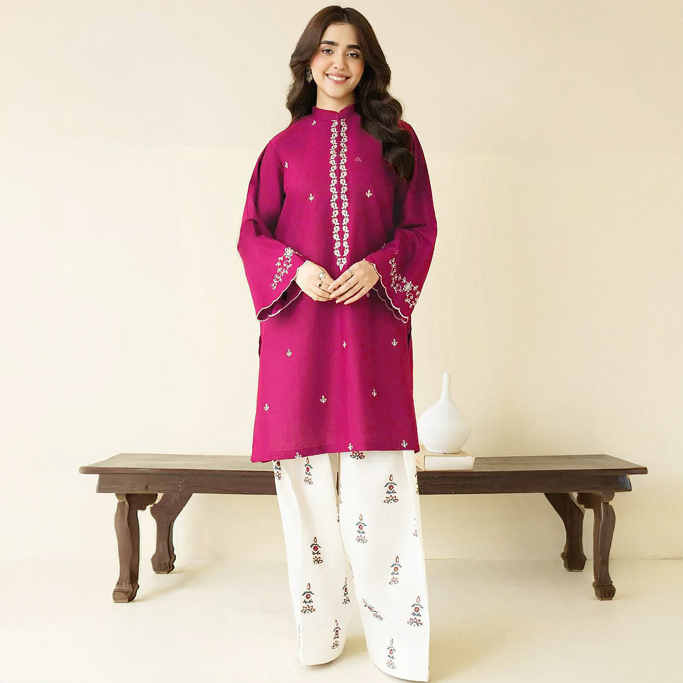 BTK Lawn Embroidered 2Pc D-5822