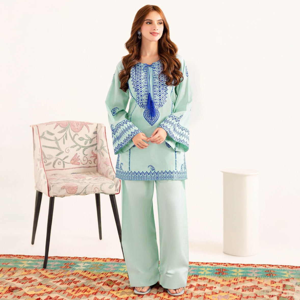 SP Lawn Embroidered 2Pc D-5805