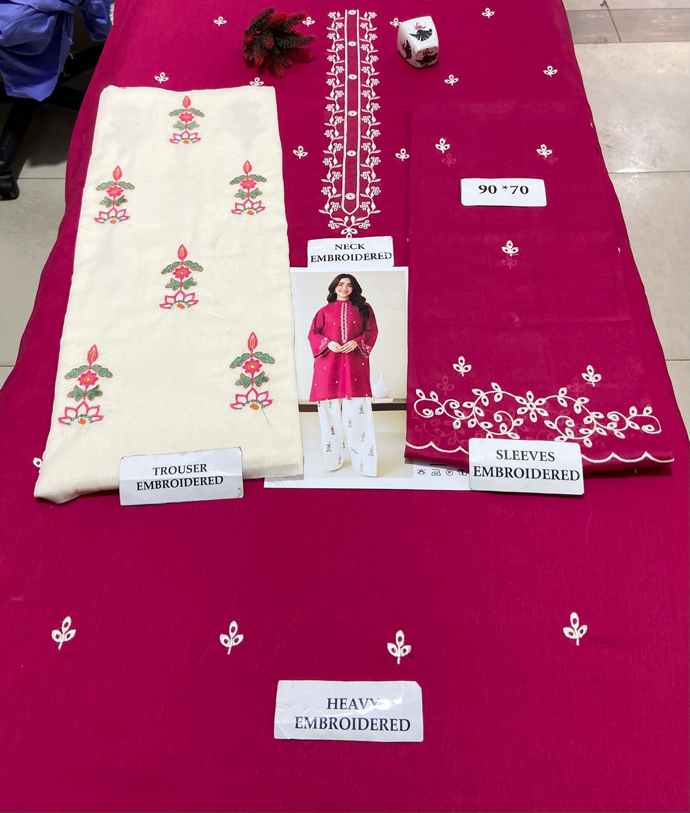 BTK Lawn Embroidered 2Pc D-5822