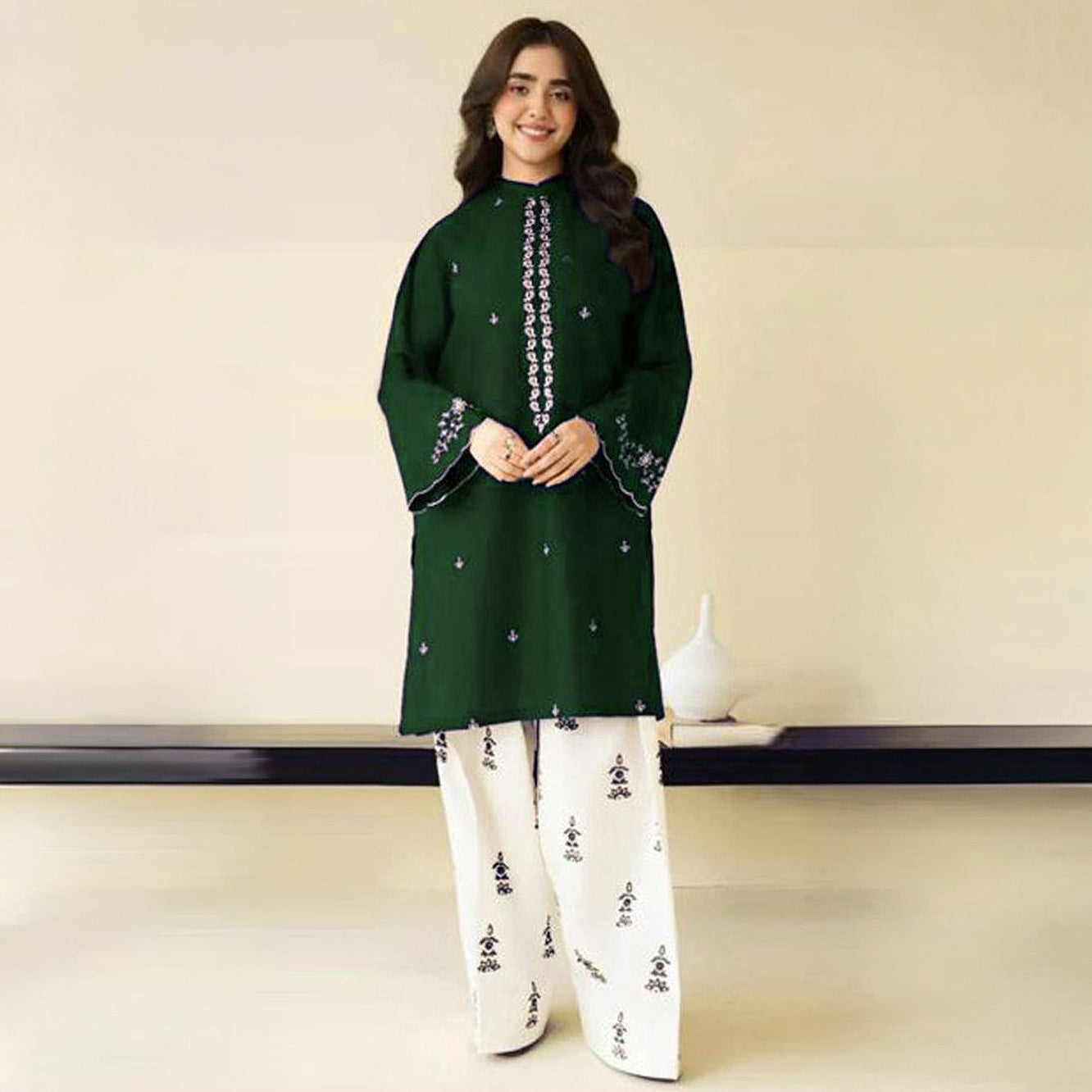 BTK Lawn Embroidered 2Pc D-5822