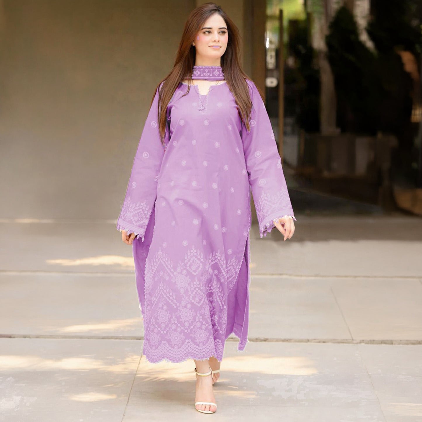 LS Lawn Embroidered 2Pc D-5799
