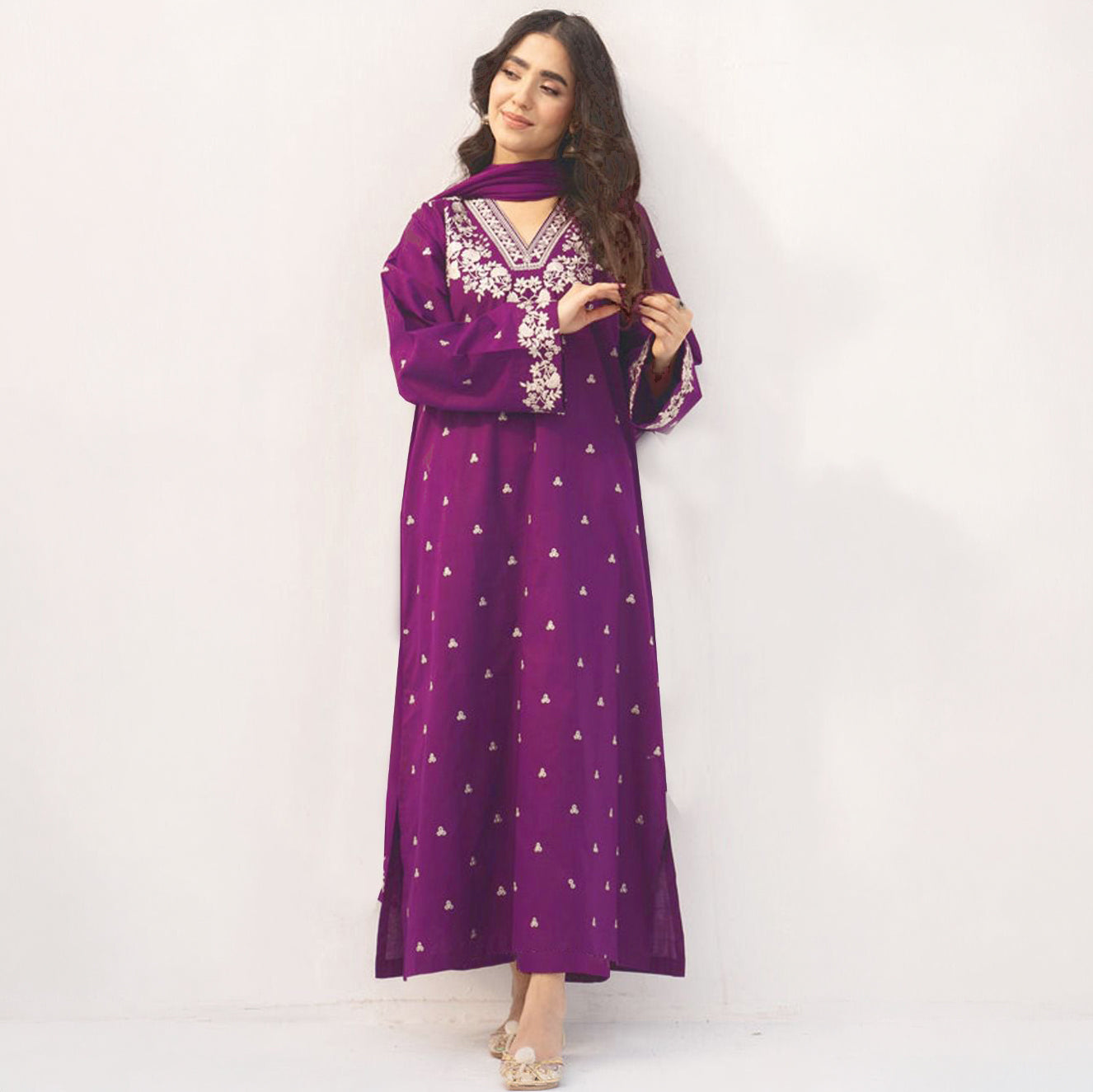 PZ Lawn Embroidered 2Pc D-5806
