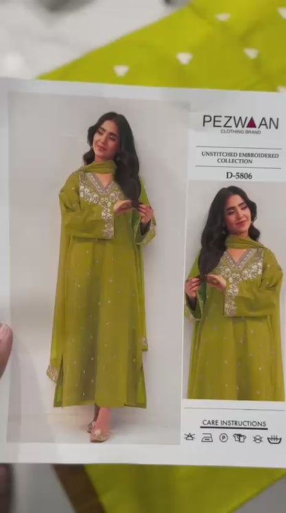 PZ Lawn Embroidered 2Pc D-5806